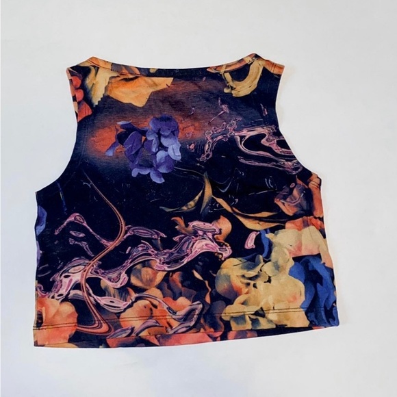 ADIDAS ORIGINALS OLDER GIRLS ROSE PRINT TANK TOP - Picture 2 of 3